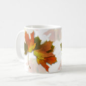 オレンジアンドゴールデン紅葉 コーヒーマグカップ (正面左)