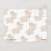 オレンジアンドゴールデン紅葉 ポストカード (裏面)