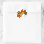 オレンジアンドゴールデン紅葉 ラウンドシール (バッグ)