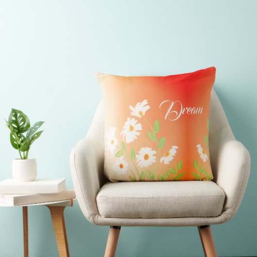 オレンジアンドピーチ クッション (椅子)