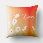 オレンジアンドピーチ クッション (裏面)