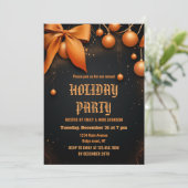 オレンジアンドブラックホリーフェスティバルホリデイ2025パーティー 招待状 (スタンド正面)