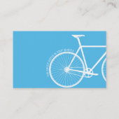 オレンジアンドブループロフェッショナルサイクリスト 名刺 (裏面)