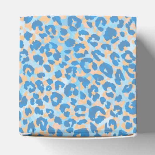 オレンジアンドブルー絵を描ヒョウ フェイバーボックス (上部)