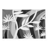 オレンジアンドホワイトボタニカルイラストレーション 枕カバー (裏面-右)