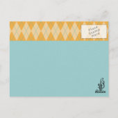 オレンジアーガイル色 ポストカード (裏面)