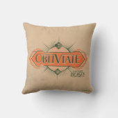 オレンジアールデコオブリビエート呪文図 クッション (裏面)