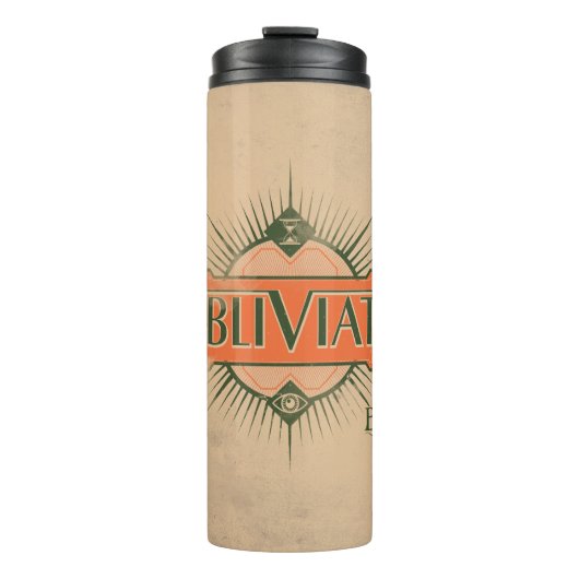 オレンジアールデコオブリビエート呪文図 タンブラー (正面)