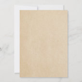 オレンジアールデコ縁ど結婚式招待状 招待状 (裏面)