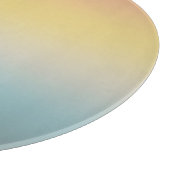 オレンジイエローアクアサンセットスカイ カッティングボード (角)