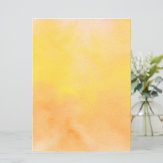 オレンジイエローウォーターカラーウォーターカラーアート絵画ズ プログラム (スタンド正面)