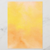 オレンジイエローウォーターカラーウォーターカラーアート絵画ズ プログラム (正面)