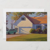 オレンジイエローグリーンツリーズカード付きホーム カード (正面)