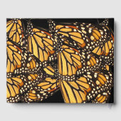 オレンジイエローバタフライバースデーパーティーゲストブック ゲストブック (裏面)