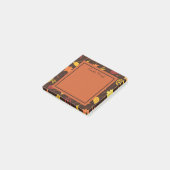 オレンジイエローブラウンパーソナライズされた紅葉ポスト ポストイット (アングル)