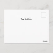 オレンジイエローブラウン感謝祭カラフルディナー ポストカード (裏面)