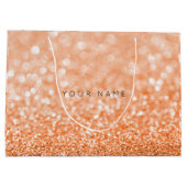 オレンジイタリアキャンディサングリッターフリット抱き枕 ラージペーパーバッグ (裏面)