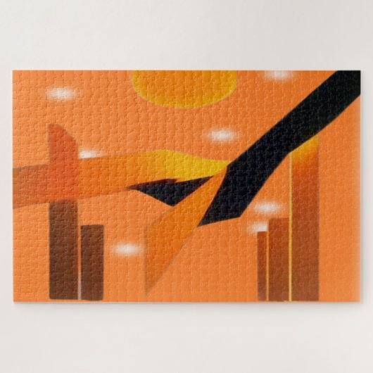 オレンジインスピレーションパズル ジグソーパズル (横)