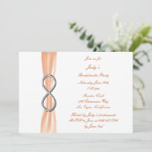 オレンジインフィニティバチェロレッテ招待状 招待状 (スタンド正面)