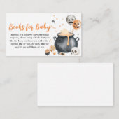 オレンジウィッチ幽霊リトルブーベビーブックスフォーベビー エンクロージャーカード (正面/裏面)