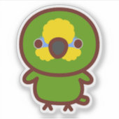 オレンジウィングアマゾン シール (正面)