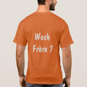 オレンジウェシュフレール Tシャツ (裏面)