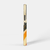 オレンジウェーブラッシュフォンケース SAMSUNG GALAXYケース (右側面)