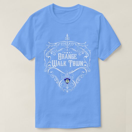 オレンジウォークタウン ヴィンテージデザイン1 Tシャツ (デザイン正面)