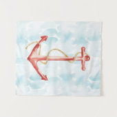 オレンジウォーターいかり タペストリー (正面(横))