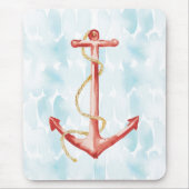 オレンジウォーターいかり マウスパッド (正面)