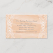 オレンジウォーターカラーデコ名刺 名刺 (裏面)