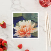 オレンジウォーターリリー紙ナプキンス スタンダードカクテルナプキン (インサイチュ)