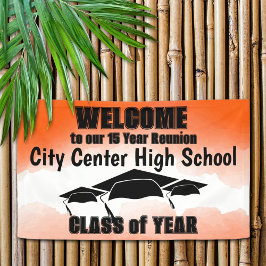 オレンジウォーター縁どカラークラス懇親会へようこそ 横断幕