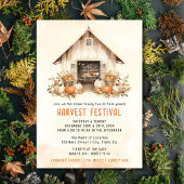 オレンジウォー素朴タカラーハーベストフェスティバル 招待状