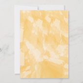 オレンジエステティック結婚式招待状 招待状 (裏面)