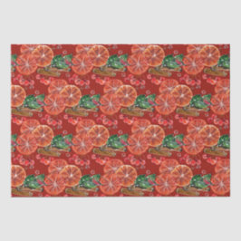 オレンジエレガントスライスのシナモンスティック 薄葉紙