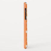 オレンジエレガント色と白の矢印 Case-Mate iPhoneケース (裏面/左)