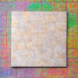 オレンジエレガント色と紫の水彩大理石モダン タイル