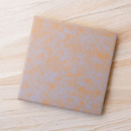 オレンジエレガント色と紫の水彩大理石 タイル