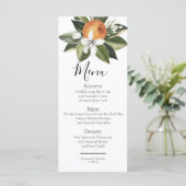 オレンジエレガント色の緑の水色 メニュー (スタンド正面)