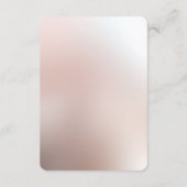 オレンジエレガント色ピーチフローラ詳細エンクロージャカード エンクロージャーカード (裏面)