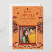 オレンジエレガント色マンダラディワリフェスティバルオブライツ シーズンカード (正面)