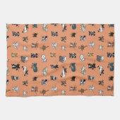 オレンジエレメンタルペット キッチンタオル (横)