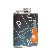 オレンジエレンマイヤー(円錐型)フラスコ化学 フラスク (右)