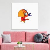 オレンジオウムの漫画 キャンバスプリント (インサイチュ (リビング))