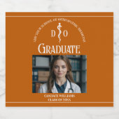 オレンジオステオパシー医学校卒業会 ビールラベル (シングルラベル)