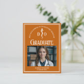 オレンジオステオパシー医学校卒業写真 案内ポストカード (スタンド正面)