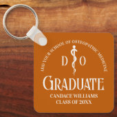 オレンジオステオパシー医科学校卒業 キーホルダー (正面)