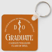 オレンジオステオパシー医科学校卒業 キーホルダー (裏面)