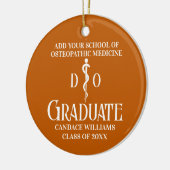 オレンジオステオパシー医科学校卒業 セラミックオーナメント (左)